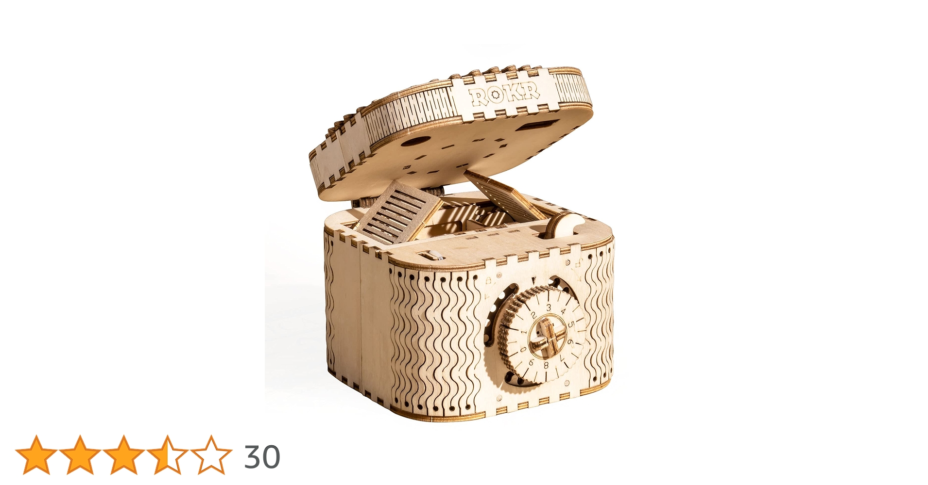 Amazon.co.jp: ROKR 3D立体木製パズル ギア レーザー クラフト